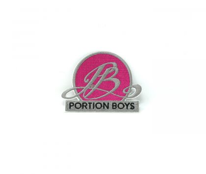 Portion Boys haalarimerkki, Pinkki logo